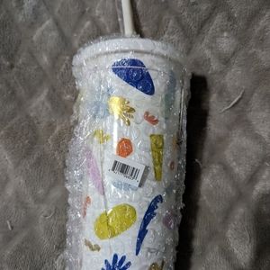 Kendra Scott cup with straw